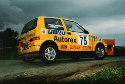 Jacek Sikora i Marek Kaczmarek - Fiat Cinquecento Sporting.